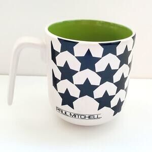 Paul Mitchell Black and White Stars Mug